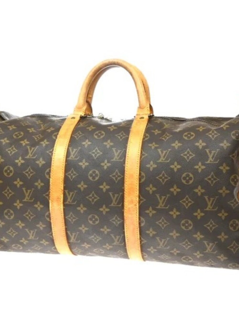 LOUIS VUITTON Keepall 50 Travel Hand Bag Monogram Leather Brown M41426 16YJ388